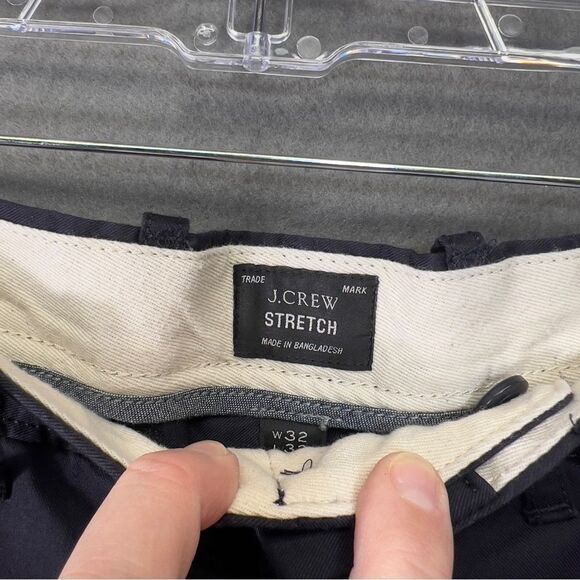 J.Crew Men's tech chinco Sz 32x32 navy - Picture 6 of 12